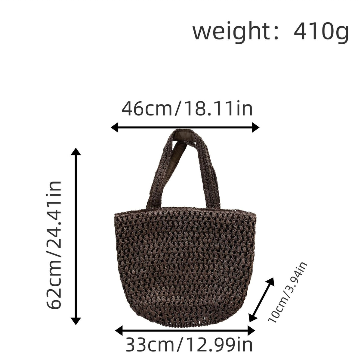 Handcrafted Basket Bag LoungeYard — product view 5