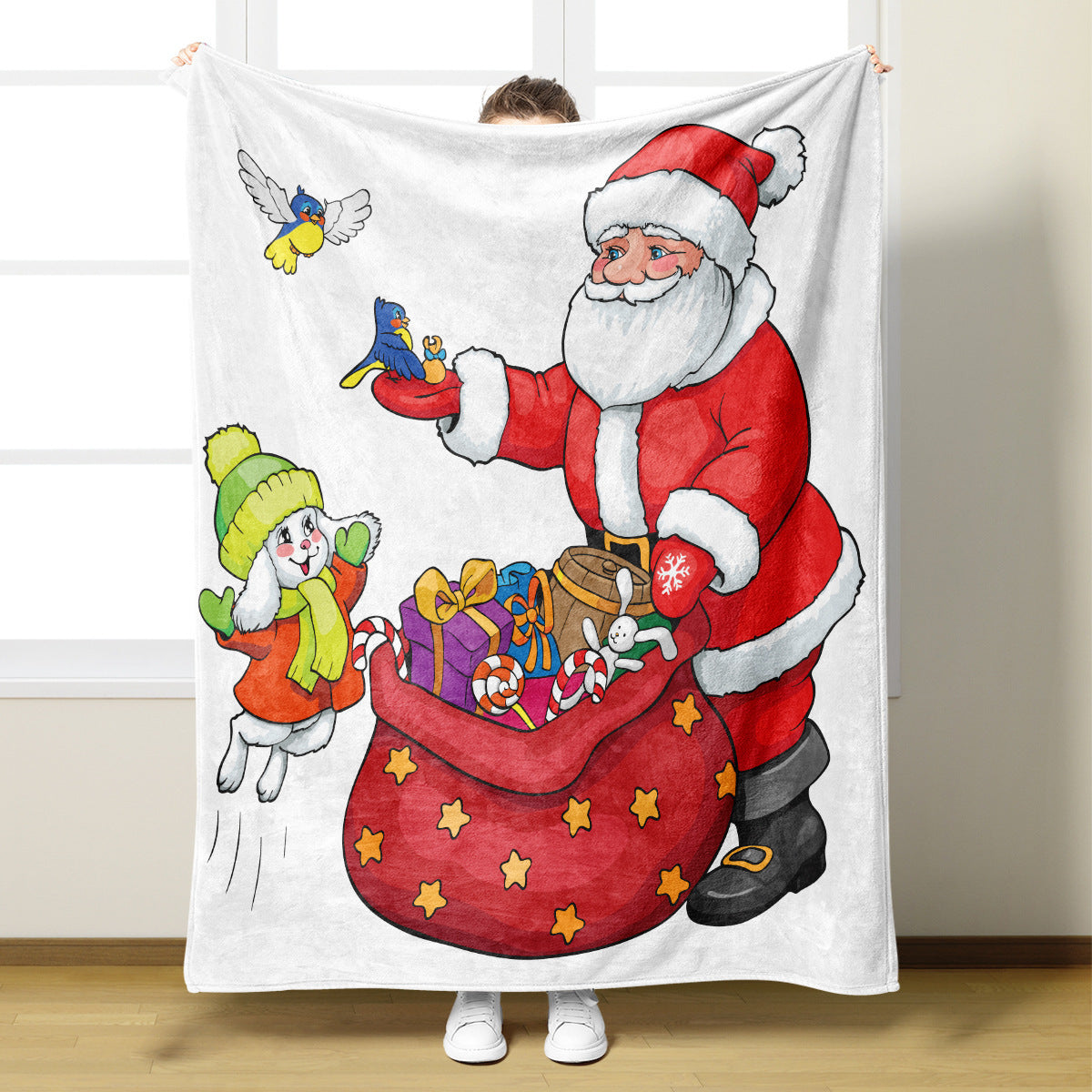 Christmas-Themed Throw Blanket — product view 6