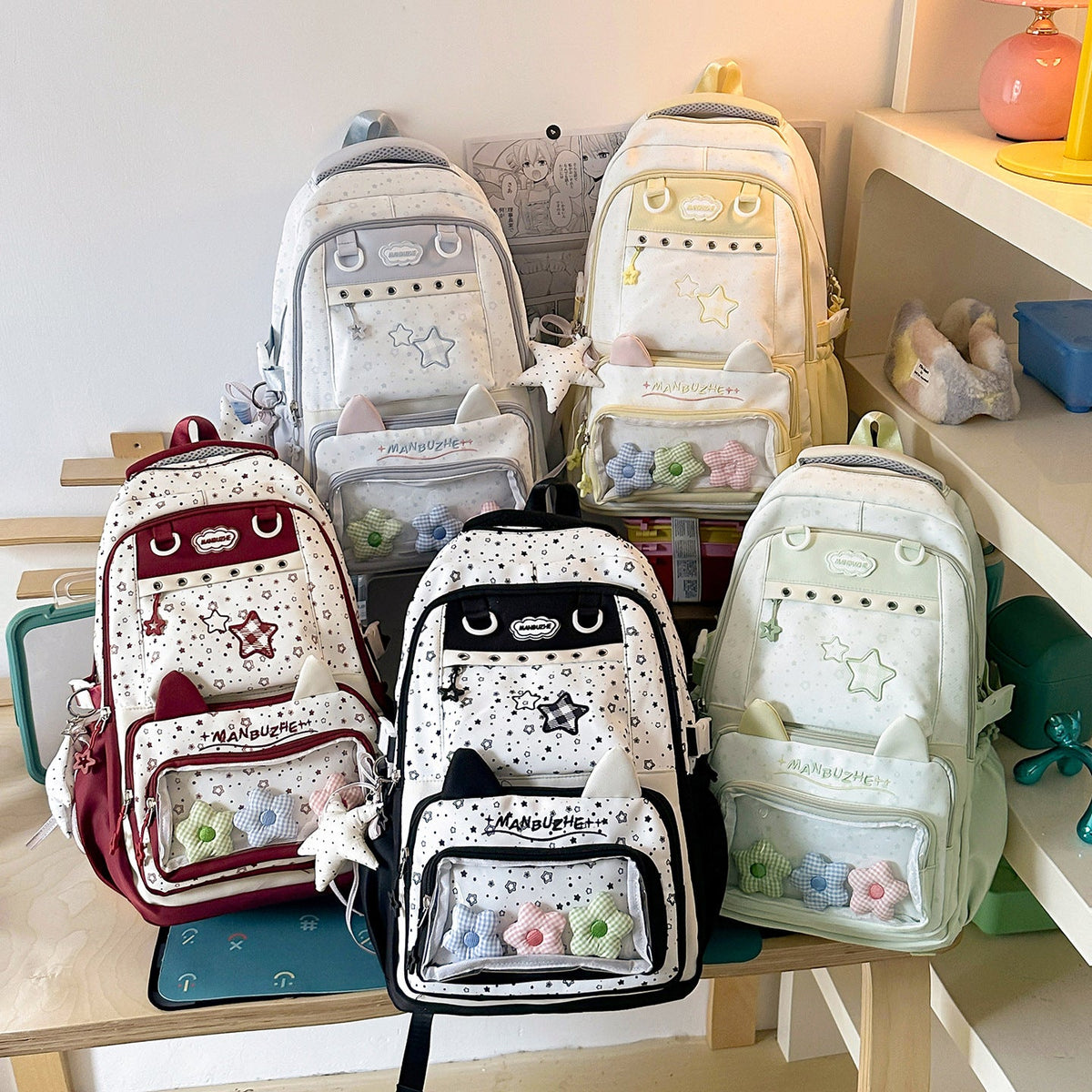 Fun-Themed Plush Backpack LoungeYard — product view 4
