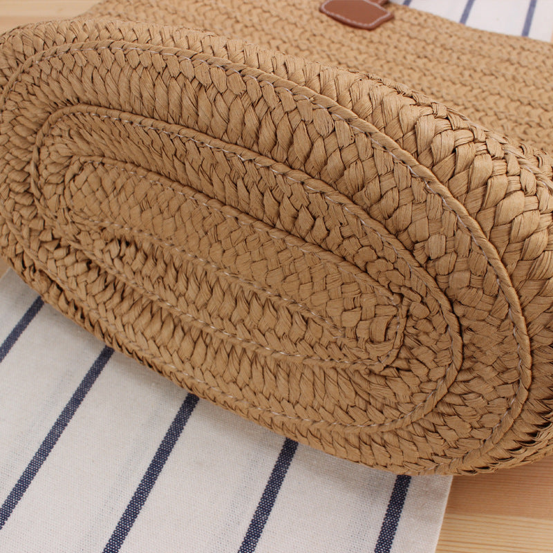 Beach bag in modern woven design LoungeYard — product view 4