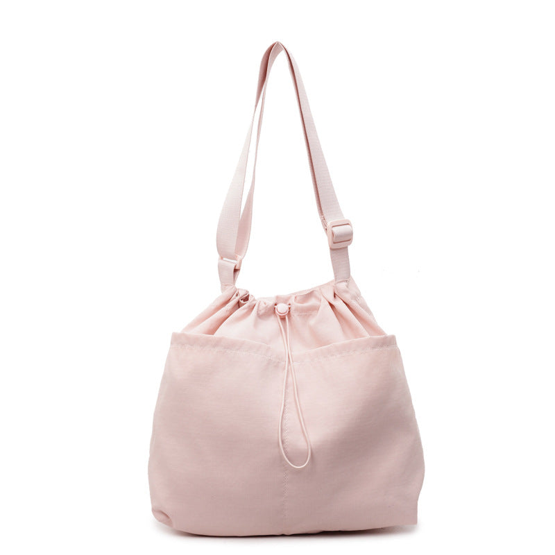 Drawstring Closure Utility Shoulder Bag — product view 2