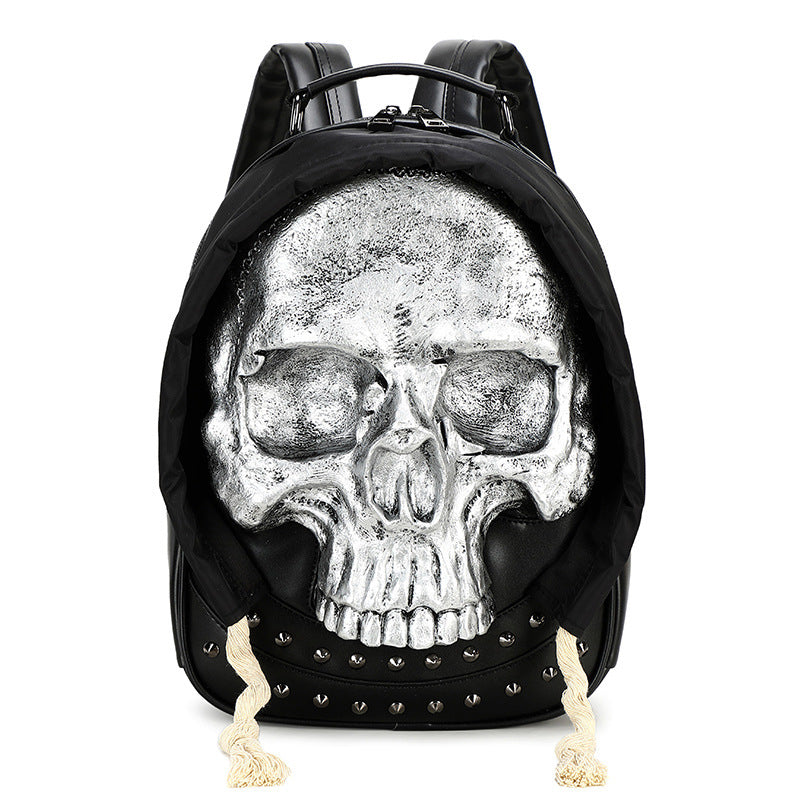 Creative backpack with skull design LoungeYard — product view 5