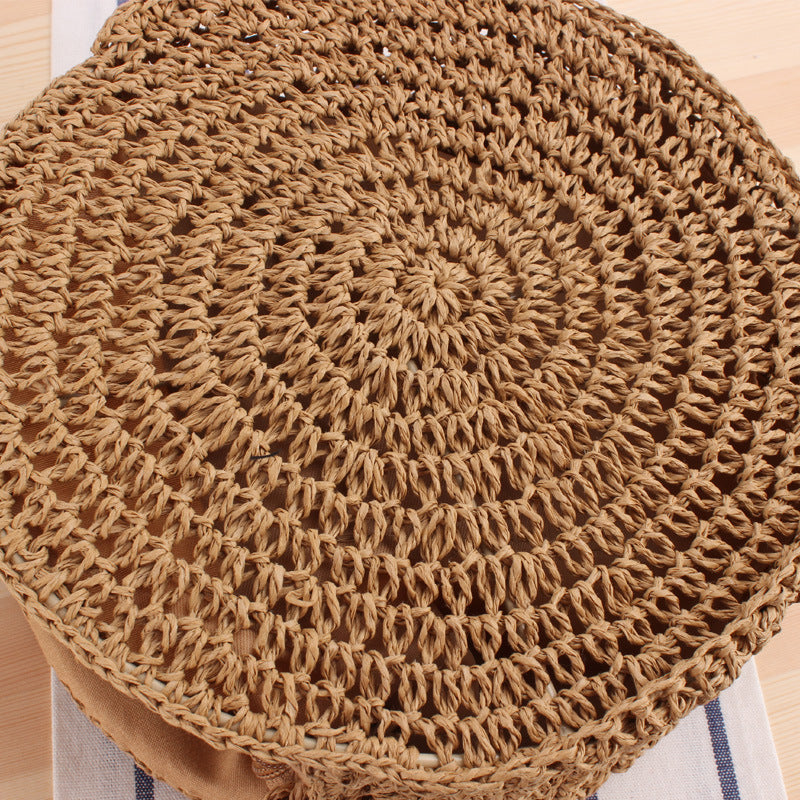 Round Macrame Shoulder Bag LoungeYard — product view 4