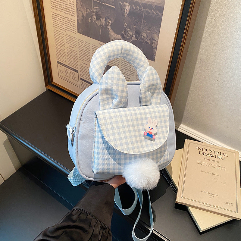 Cute Bunny Ear Mini Backpack LoungeYard — product view 4
