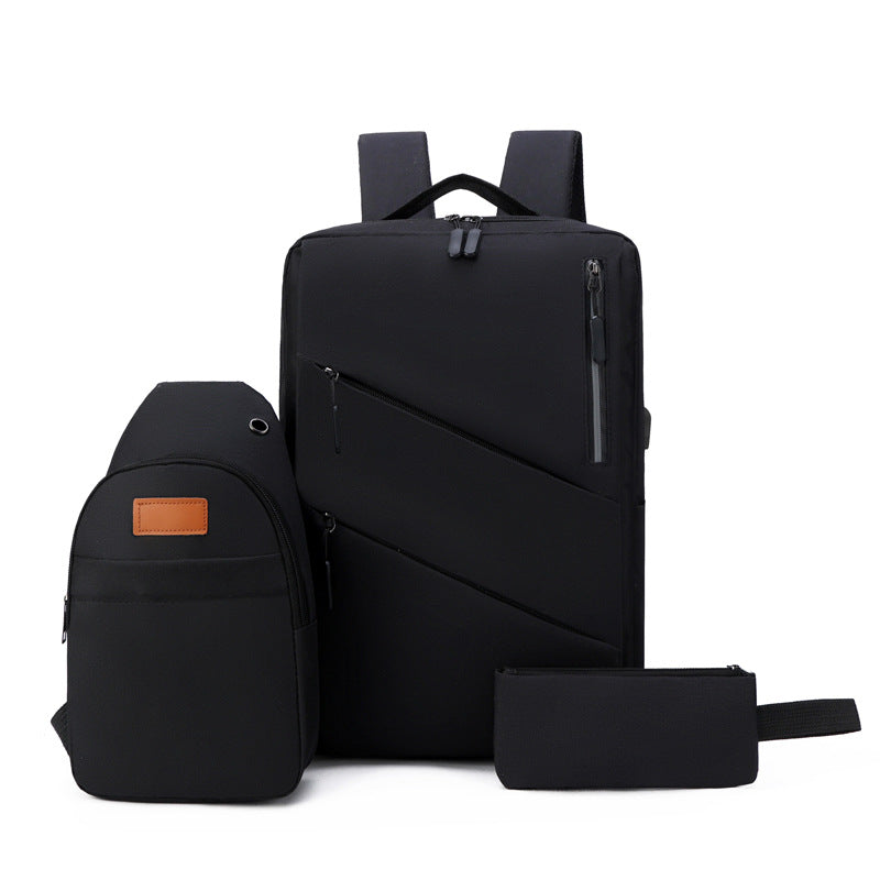Multi-Compartment Sleek Backpack Set LoungeYard — product view 4