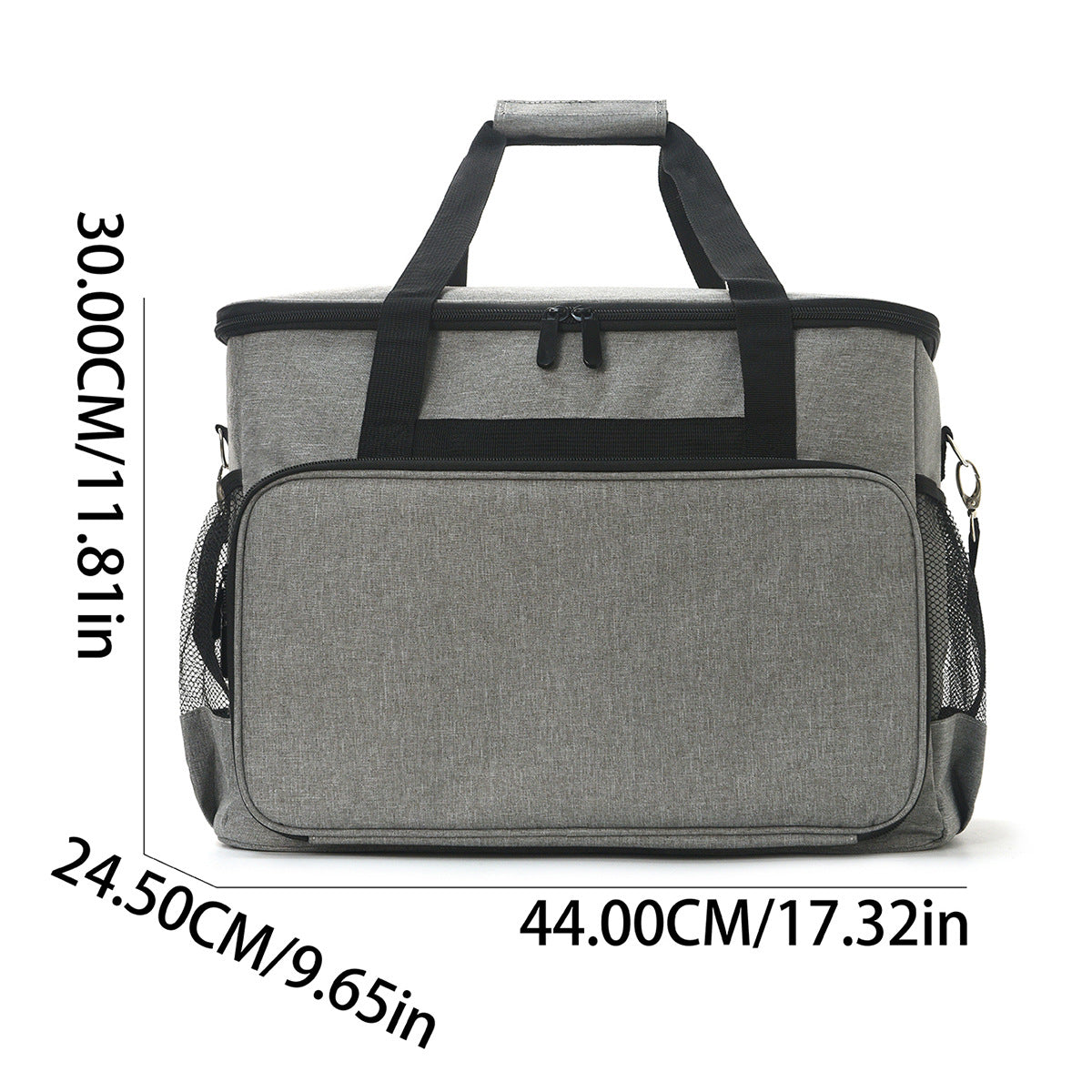 Insulated cooler bag with practical side pockets LoungeYard — product view 3