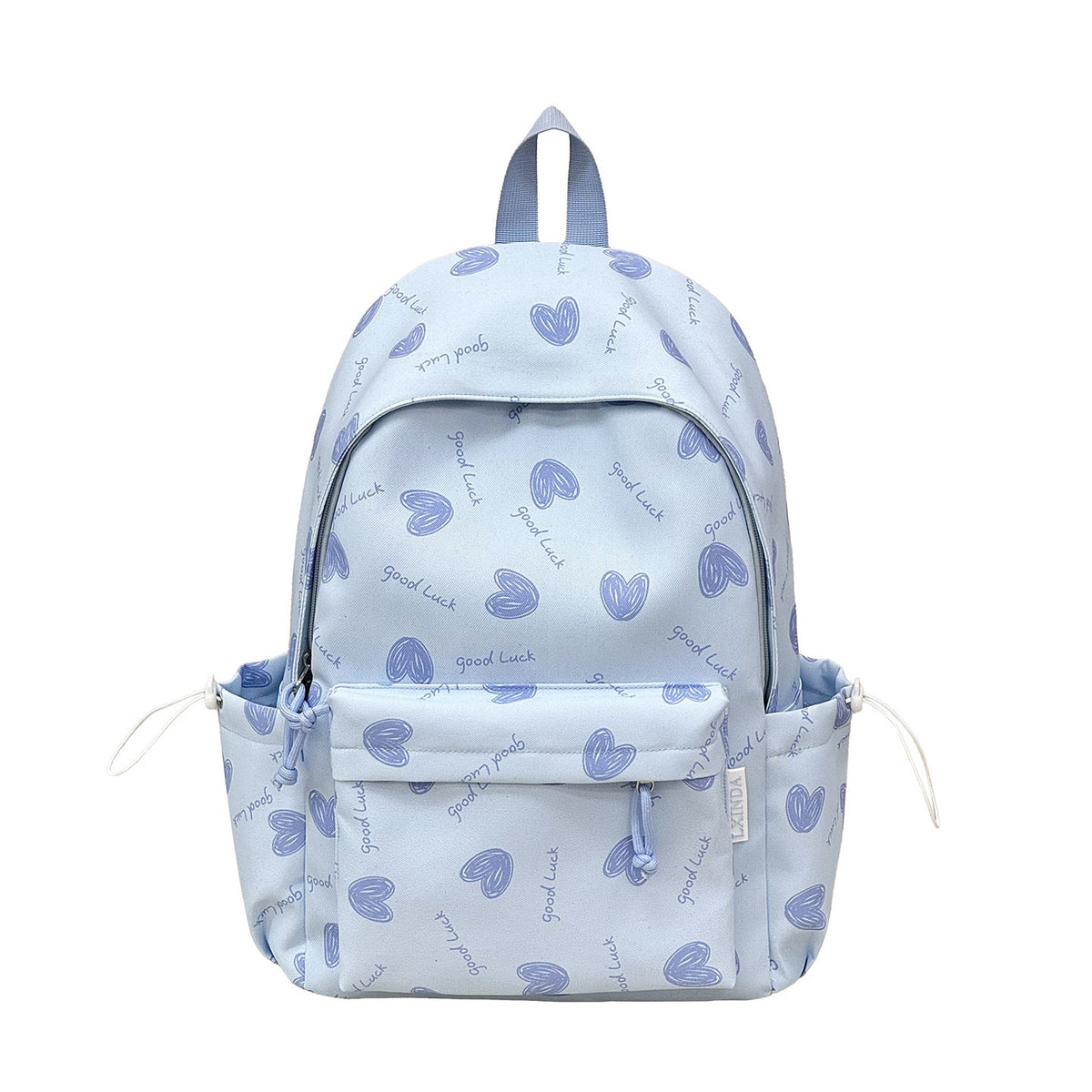 Heart-Pattern Casual Backpack LoungeYard — product view 5