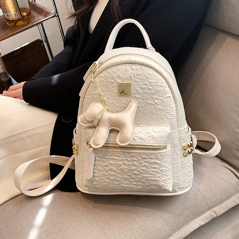Textured Mini Backpack LoungeYard — product view 2