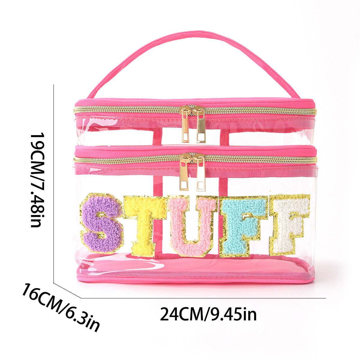 Plastic cosmetic box with two compartments LoungeYard — product view 7