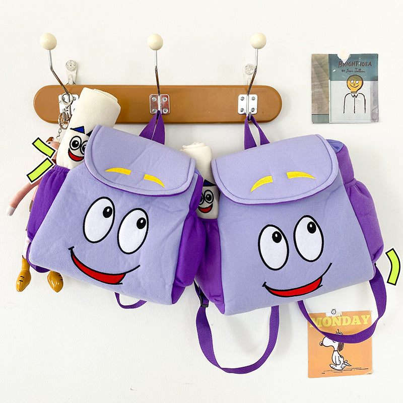 Cute Cartoon-Themed Mini Backpack — product view 1