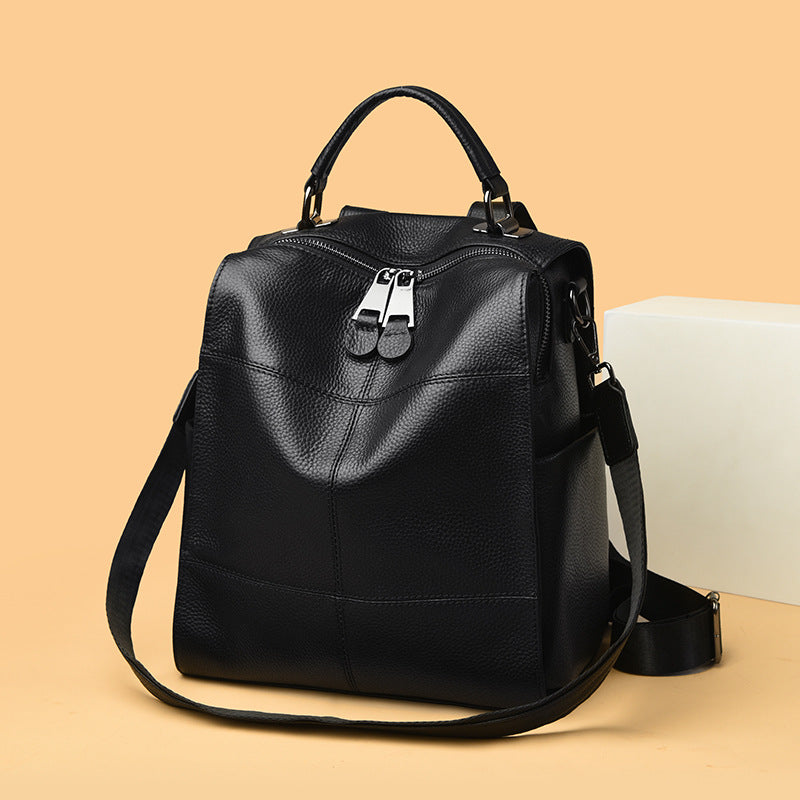 Versatile Multi-Functional Leather Backpack LoungeYard — product view 3