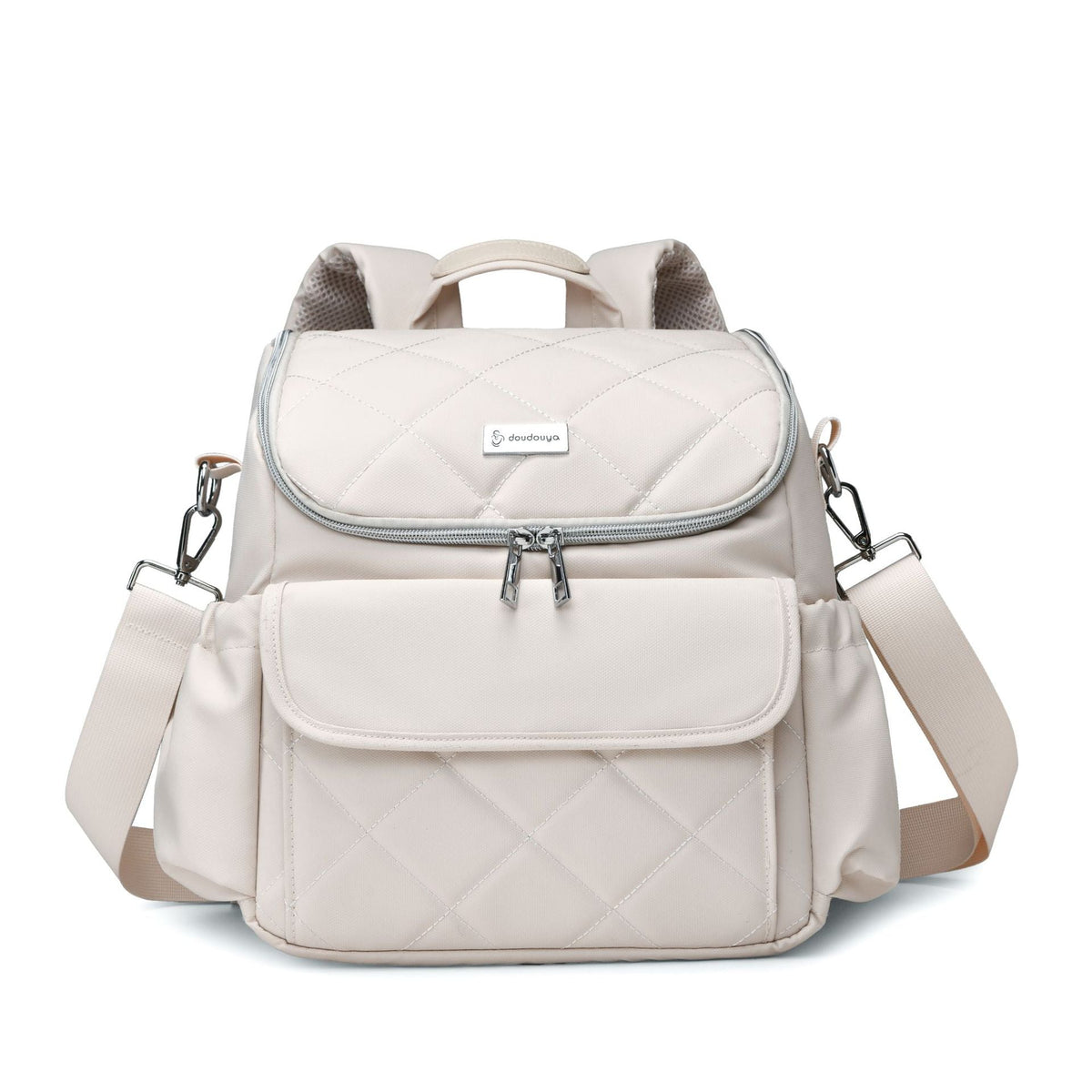Elegant Quilted Travel Backpack LoungeYard — product view 6