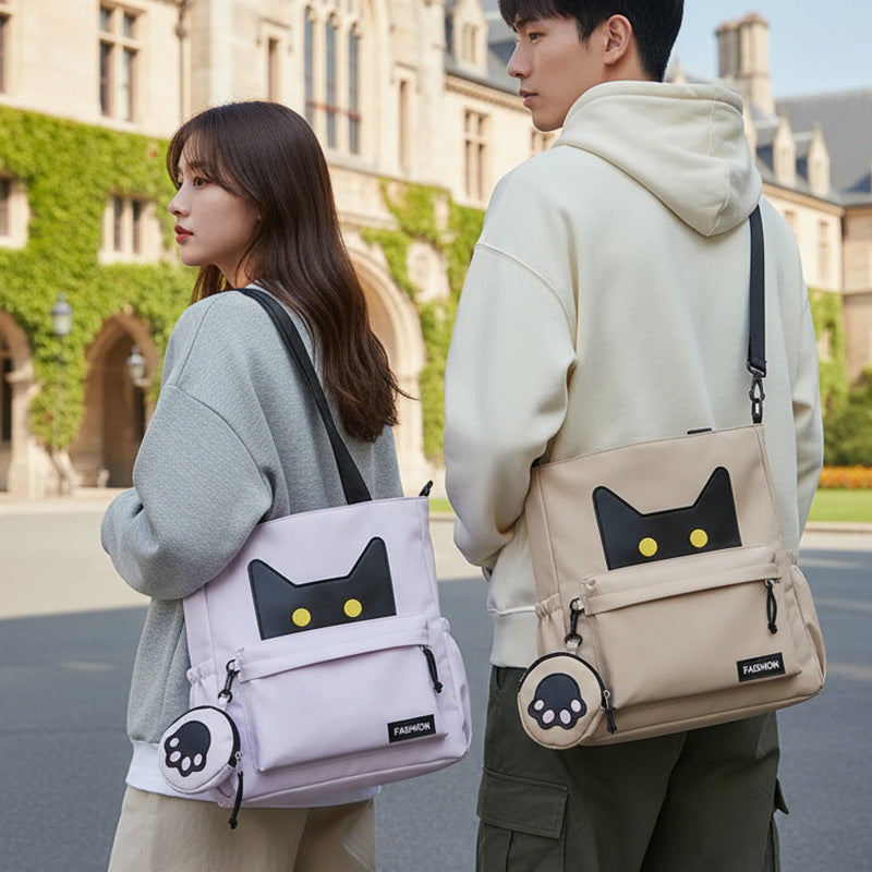 Cute Cat-Eared Tote Bag LoungeYard — product view 2