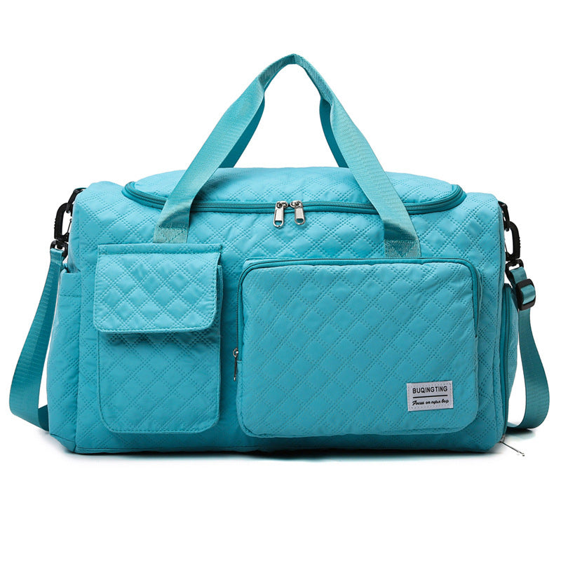 Multifunctional Sports Duffel Bag With Integrated Organizer Pockets LoungeYard — product view 3