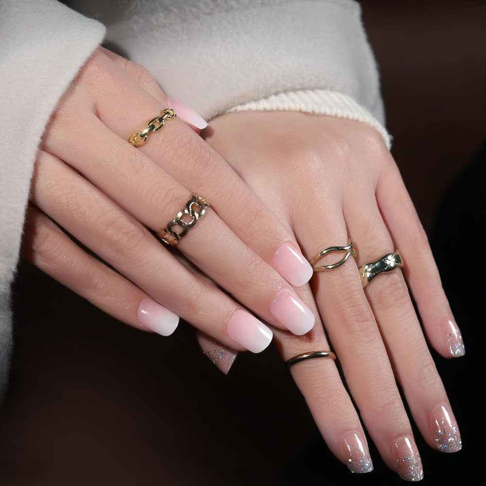 Assorted Full Coverage Press-On Nail Tips Set — product view 3