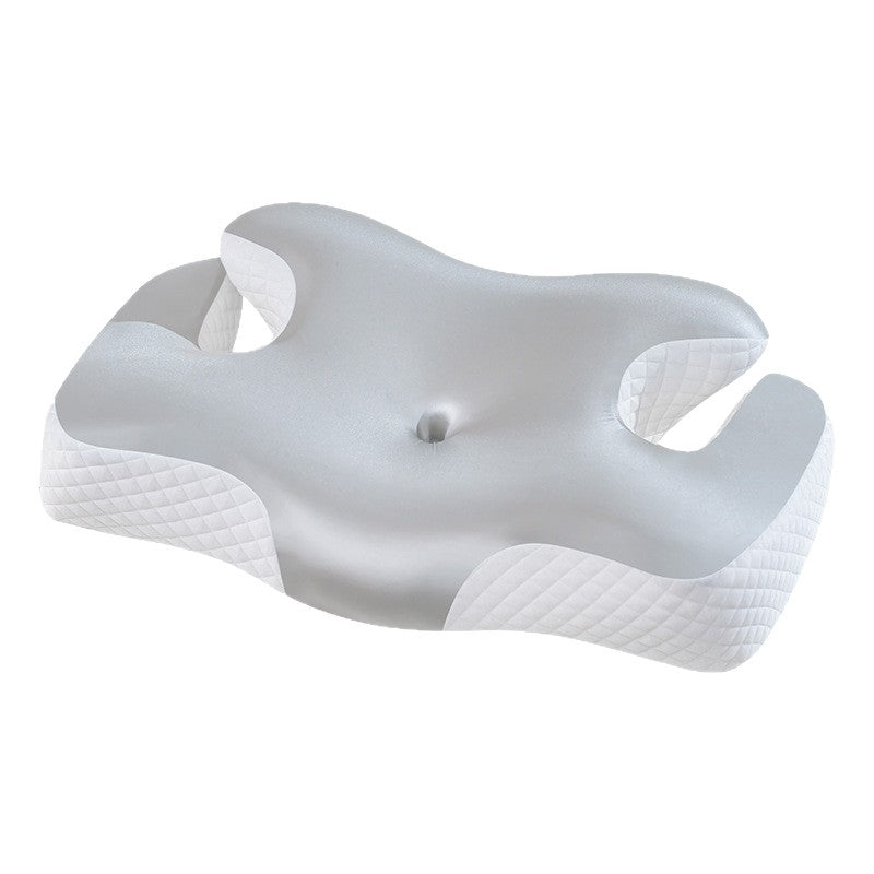 Contoured Neck Massage Pillow with Breathable Design LoungeYard — product view 1