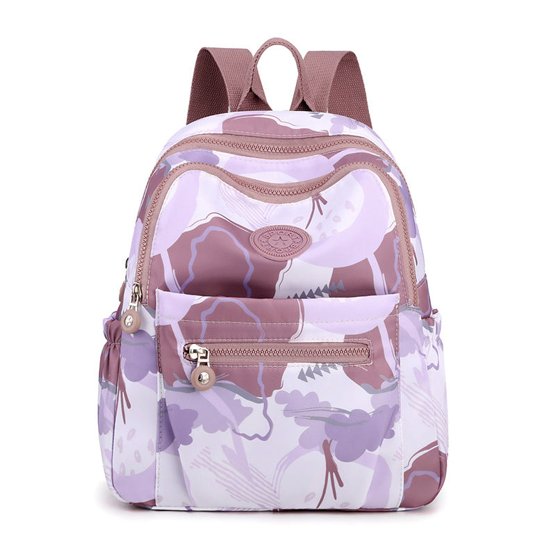Versatile Floral Print Backpack — product view 1