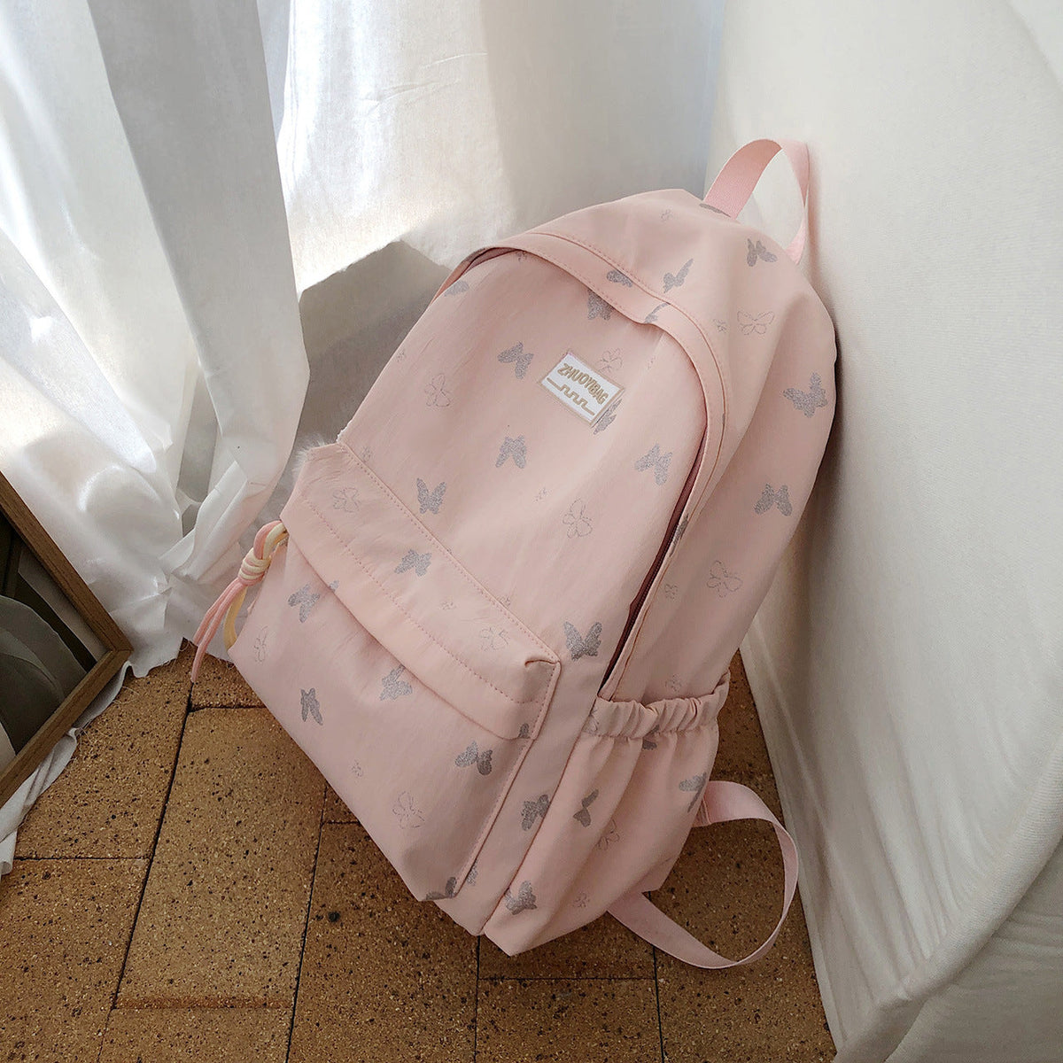 Butterfly Print Casual Backpack LoungeYard — product view 7