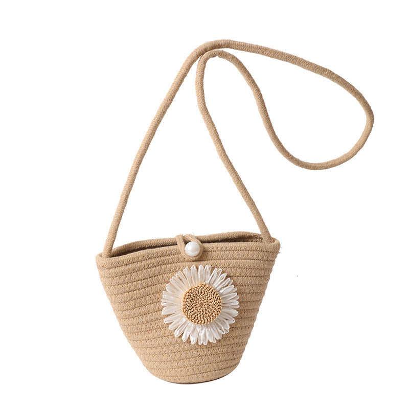 Floral Accent Handcrafted Shoulder Bag — product view 5