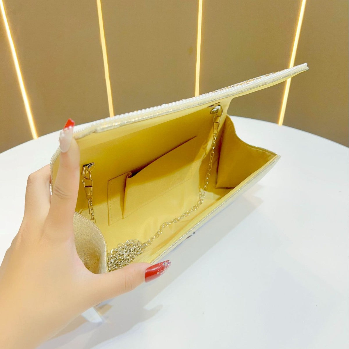 Beaded Evening Clutch — product view 3