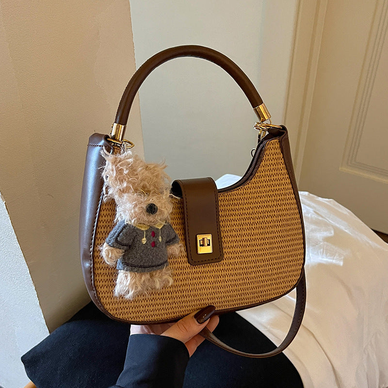 Woven Shoulder Bag — product view 3