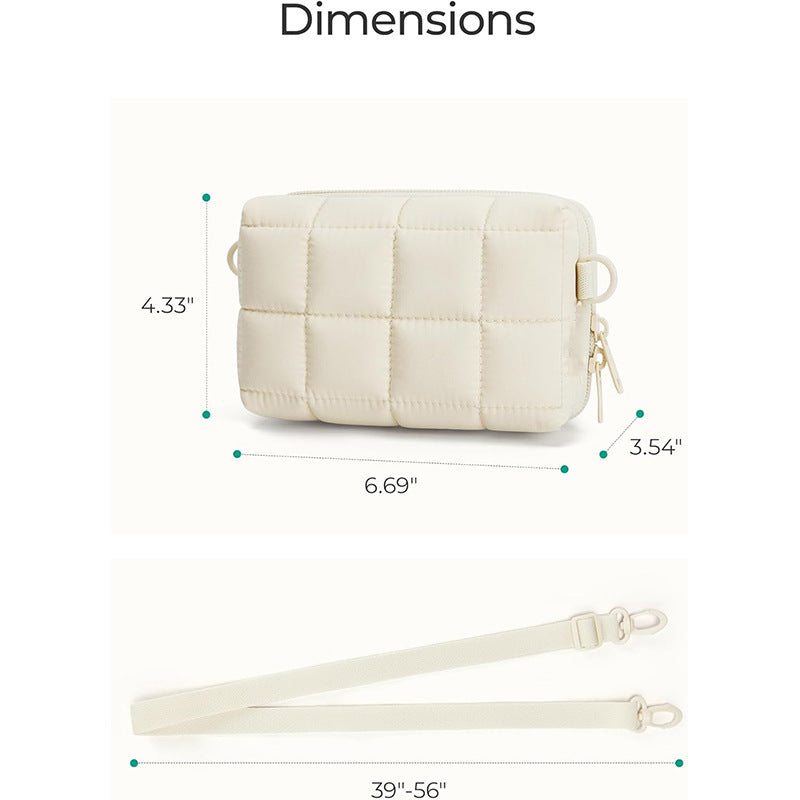 Practical shoulder bag with organizer compartments LoungeYard — product view 2