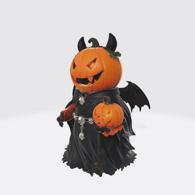 Creative Halloween Pumpkin Figurine Bowlift — product view 3