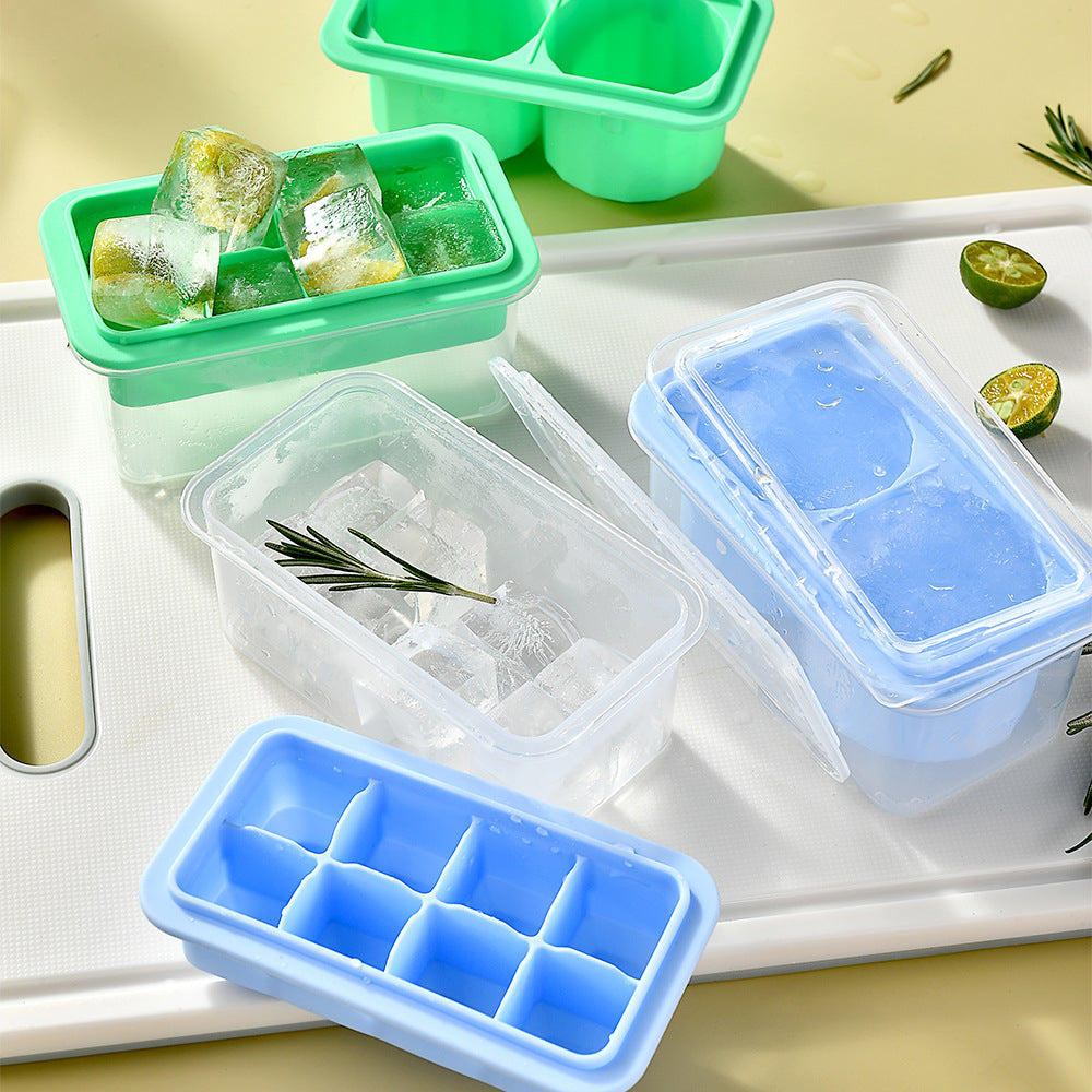 Silicone Ice Cube Tray with Practical Lid LoungeYard — product view 2
