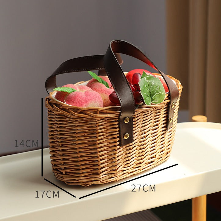 Stylish Woven Bucket Bag LoungeYard — product view 7