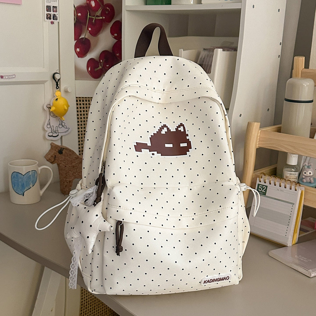 Fun Graphic Print Backpack LoungeYard — product view 6