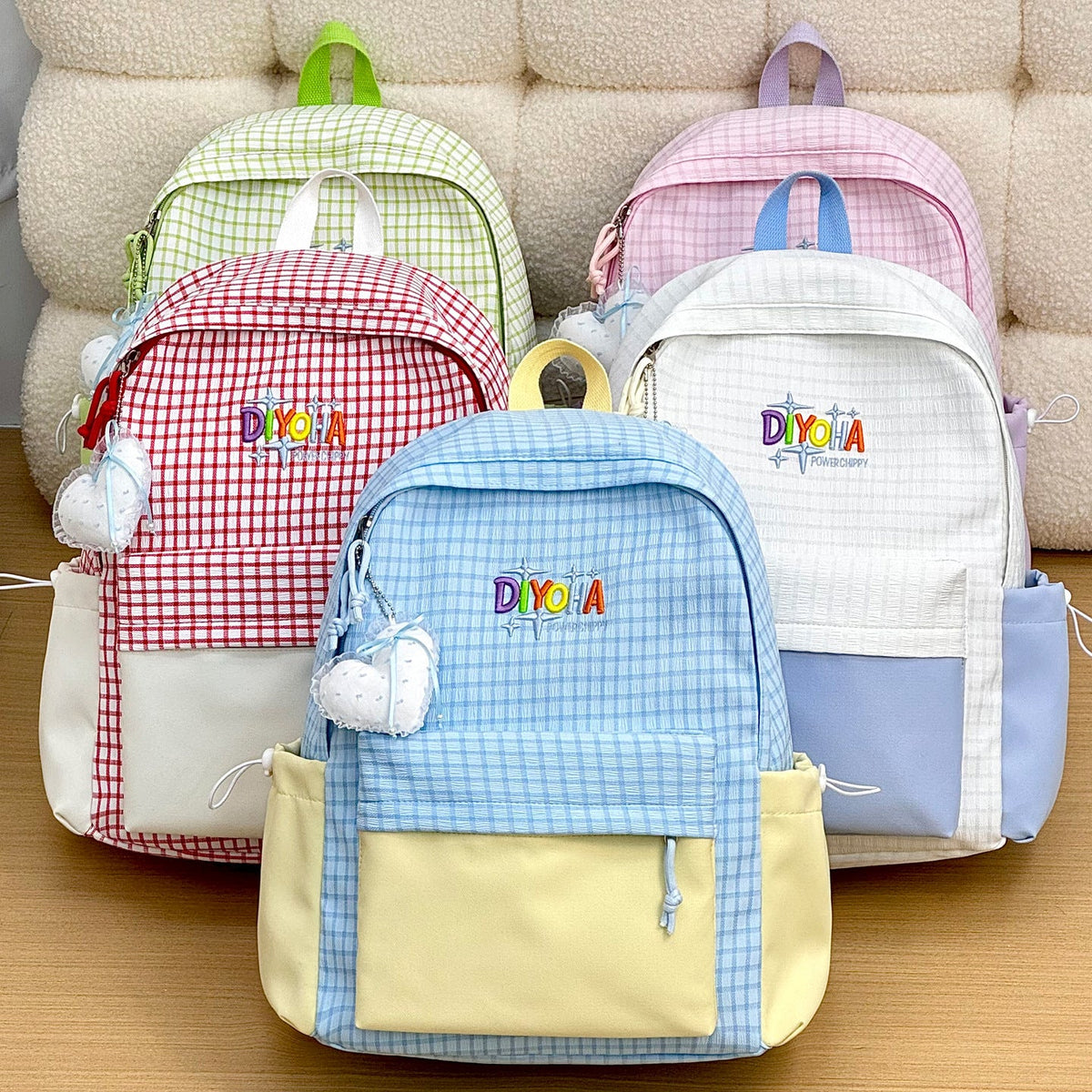 Playful Patterned Backpack LoungeYard — product view 4