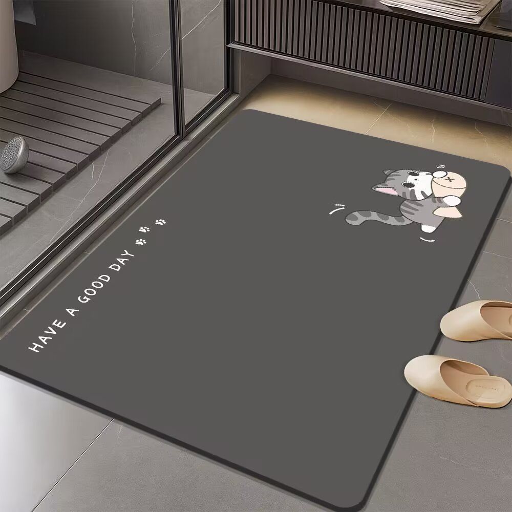 Cartoon Themed Bath Mat for Bathrooms — product view 7