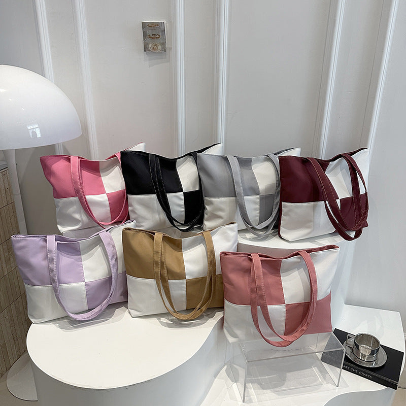 WoSpacious Geometric Design Tote Bag LoungeYard — product view 1