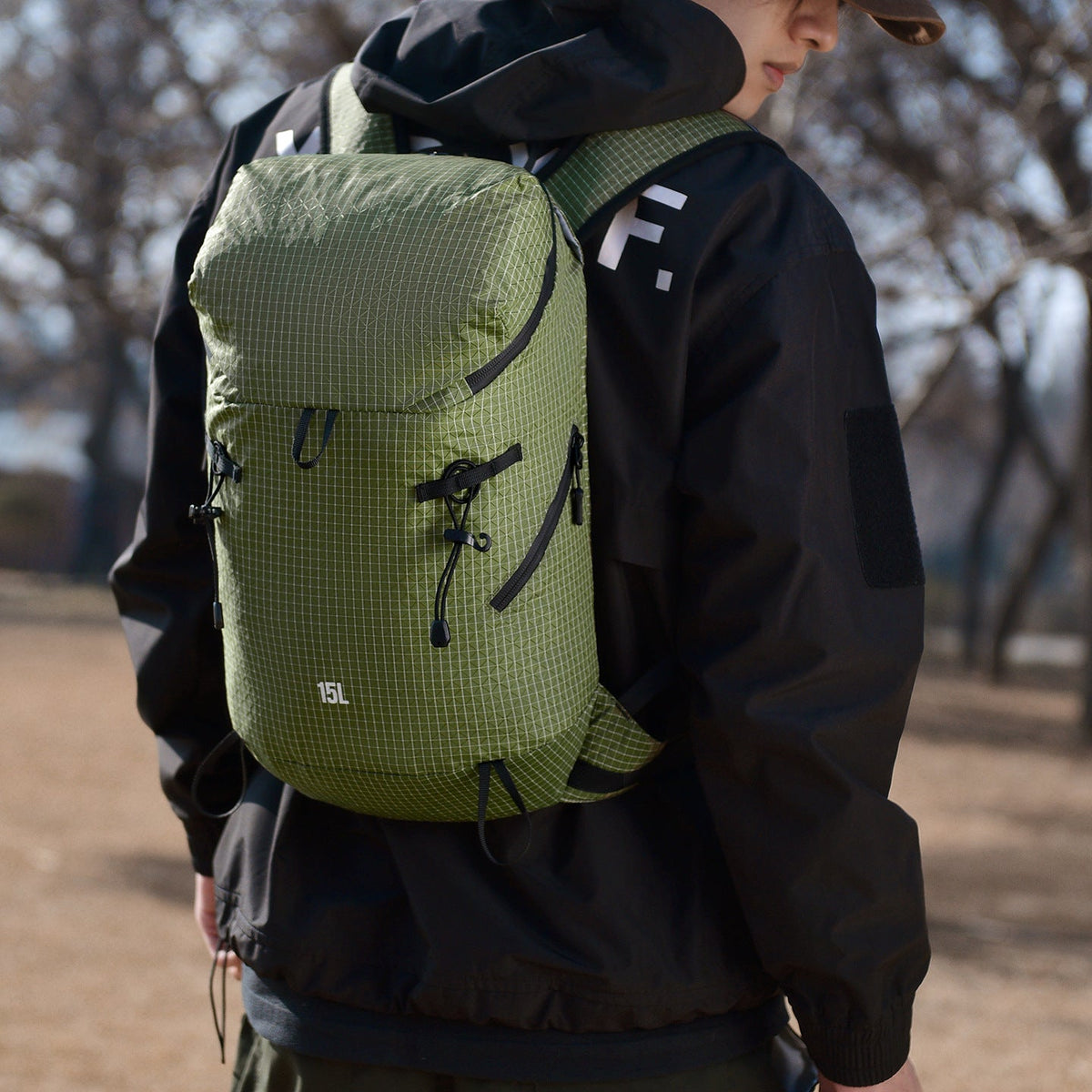 Outdoor backpack with versatile compartment system and comfort carrying system LoungeYard — product view 3