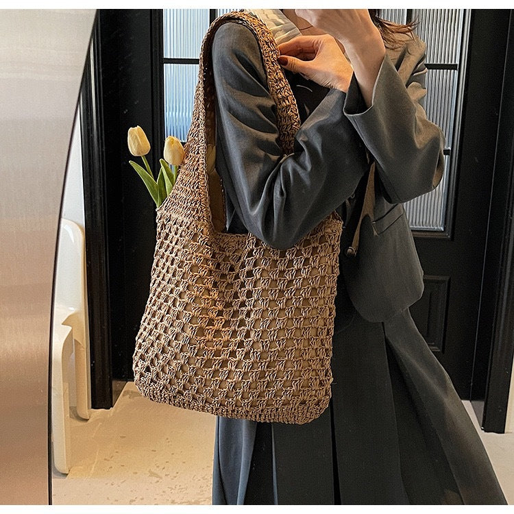Hand-knotted Tote Bag LoungeYard — product view 2