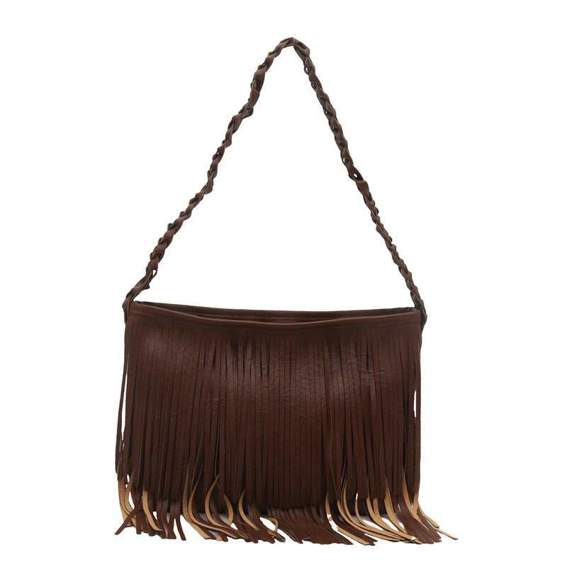 Bohemian Fringe Shoulder Bag LoungeYard — product view 5