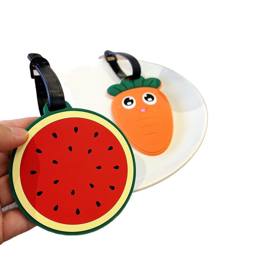 Fun Carrot Design Luggage Tag LoungeYard — product view 5