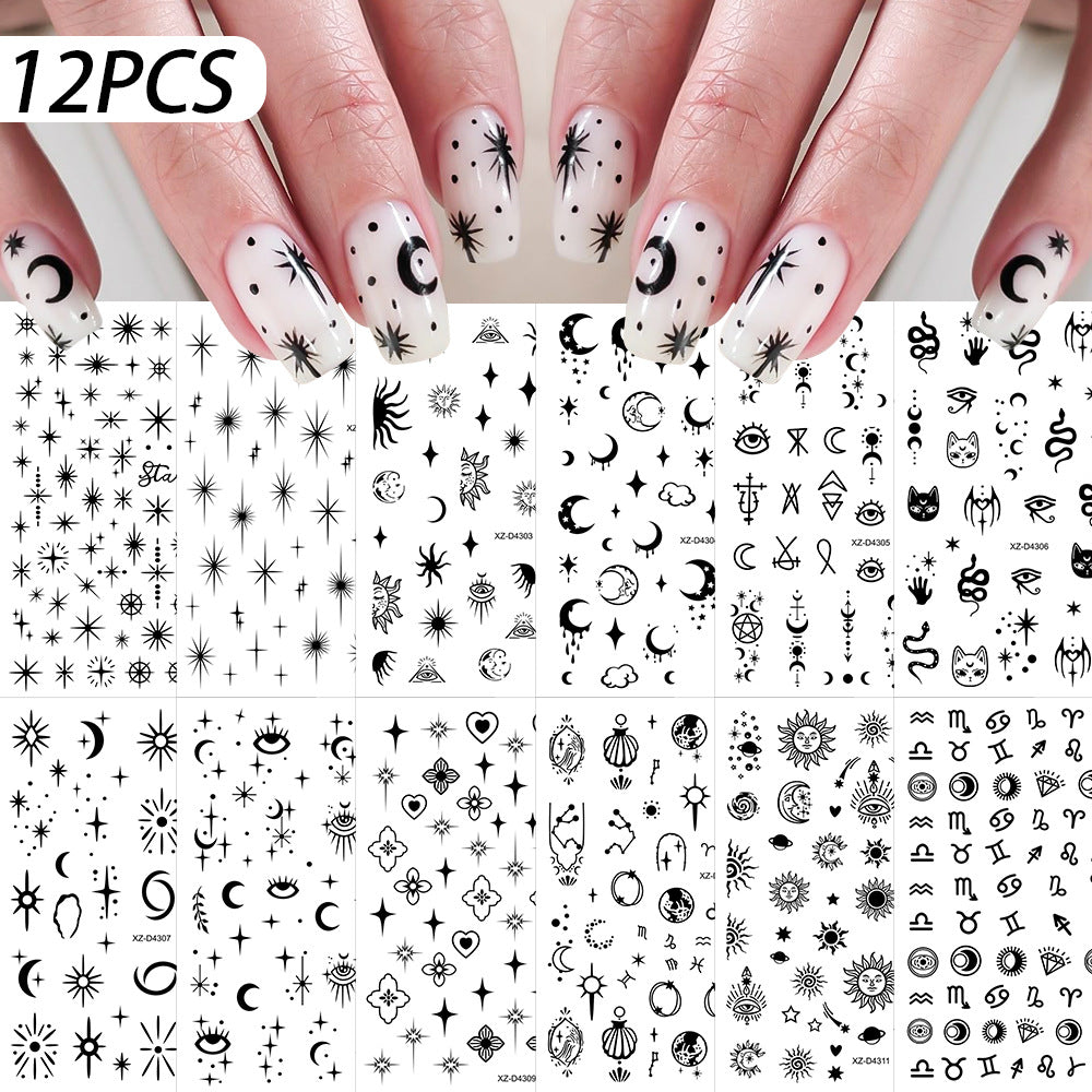 Glittering Nail Art Decal Set — product view 6