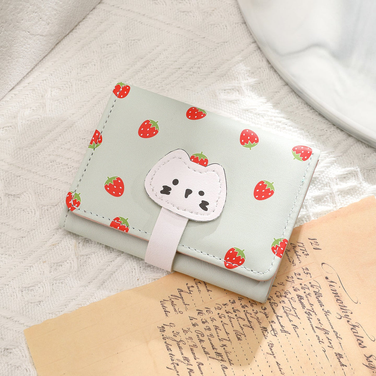 Playful Cat-Themed Card Wallet — product view 3