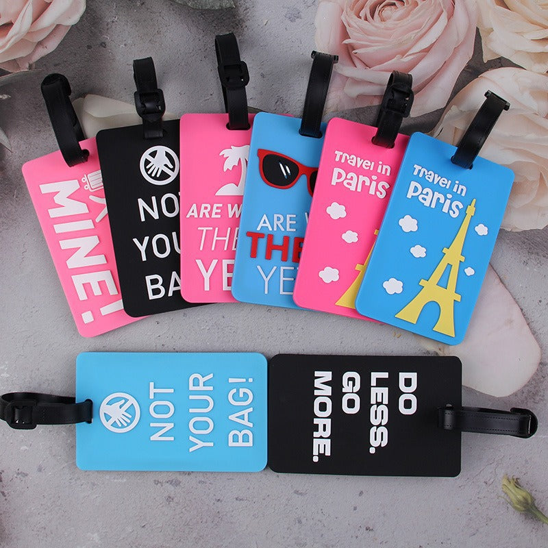 Motivational Travel Luggage Tag LoungeYard — product view 5