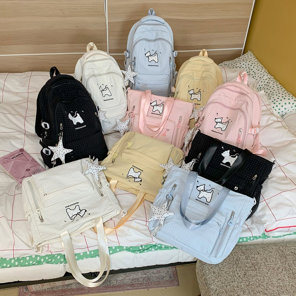 Fun-Themed Illustrated Backpack LoungeYard — product view 4