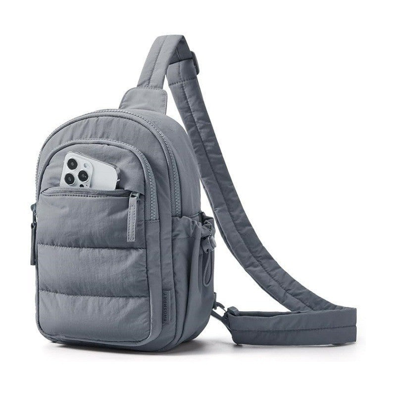 Practical shoulder bag with additional compartment LoungeYard — product view 3