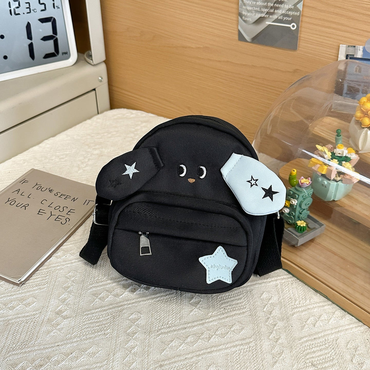Cute Dog-Themed Mini Backpack — product view 1