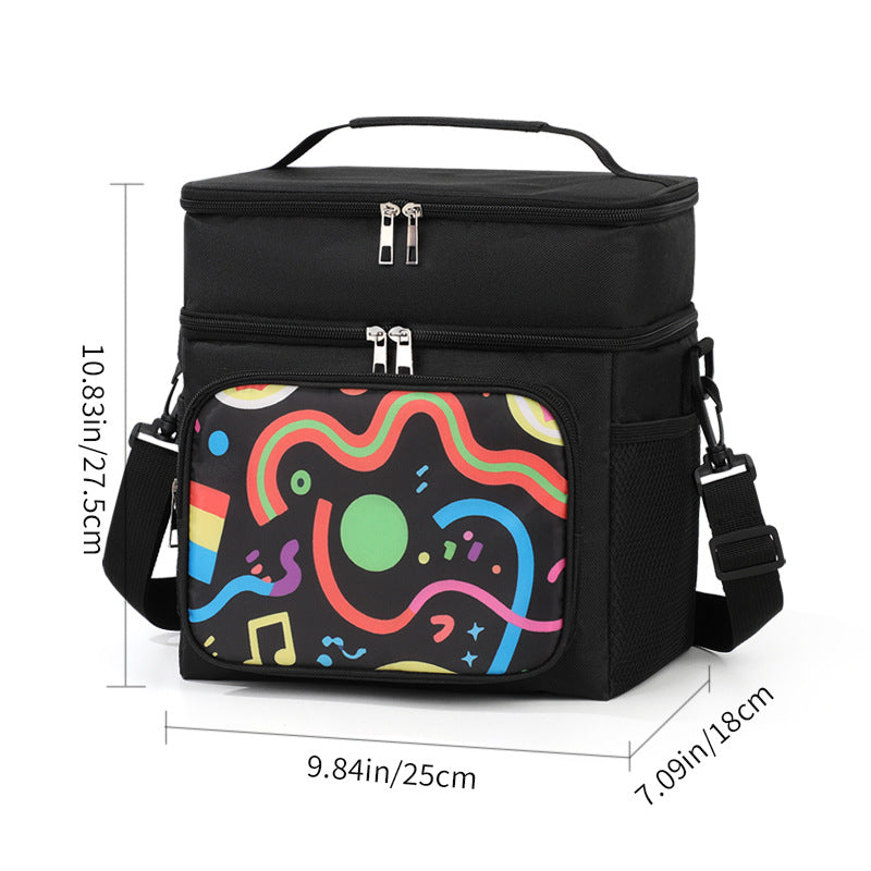Stylish Floral Insulated Lunch Bag — product view 7