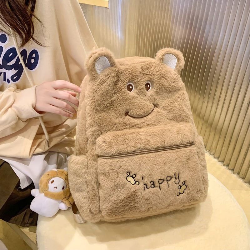 Plush Bear-Themed Backpack — product view 3