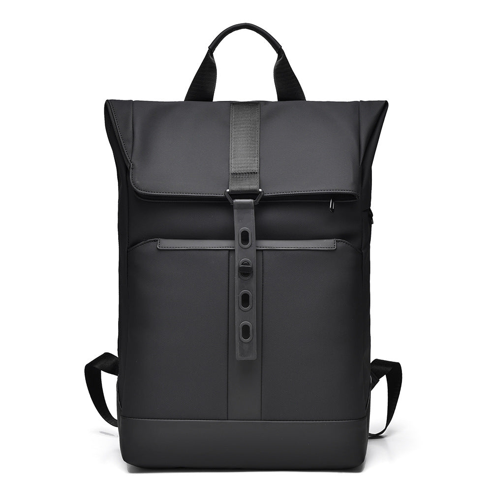 Modern Rolltop Travel Backpack LoungeYard — product view 3