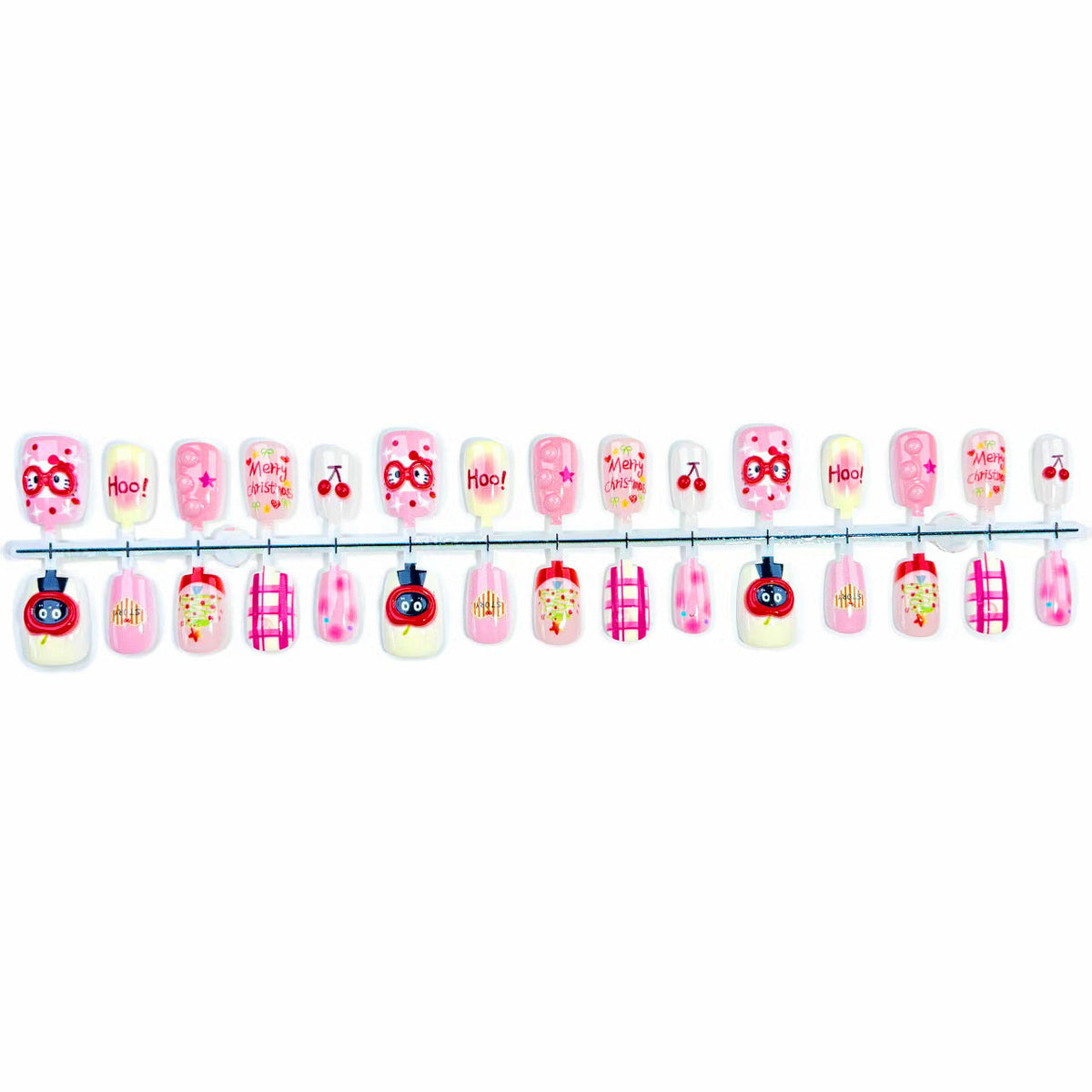 Festive Holiday-Themed Press-On Nail Set 1790745838 — product view 5