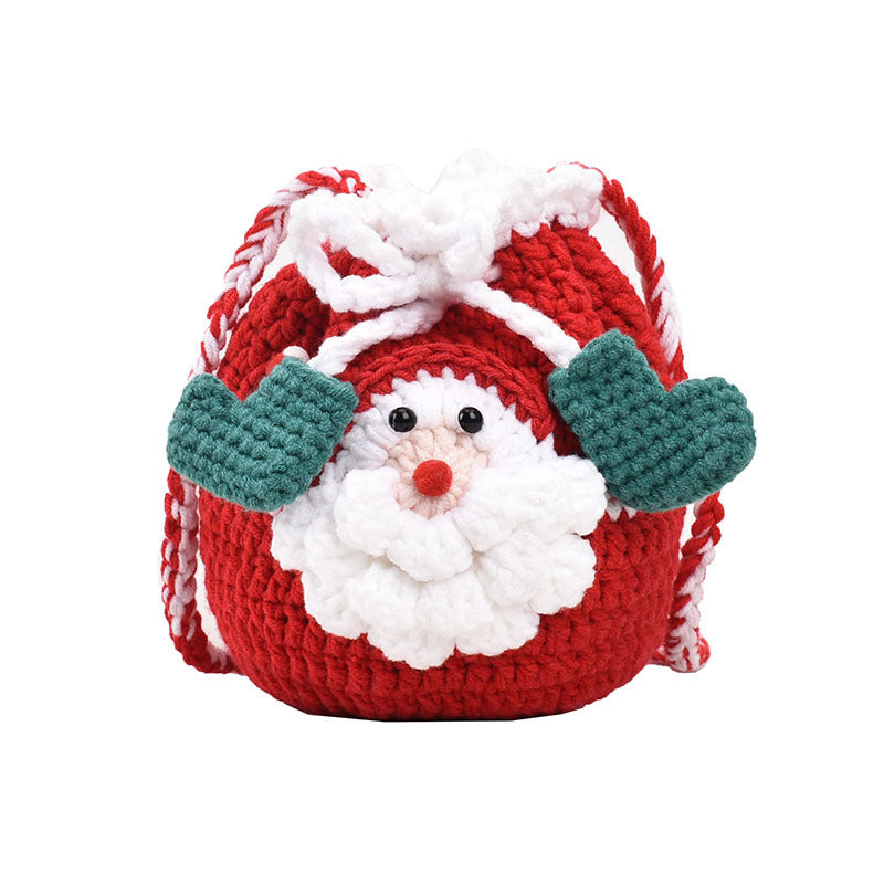 Crochet Santa-Themed Mini Backpack — product view 7