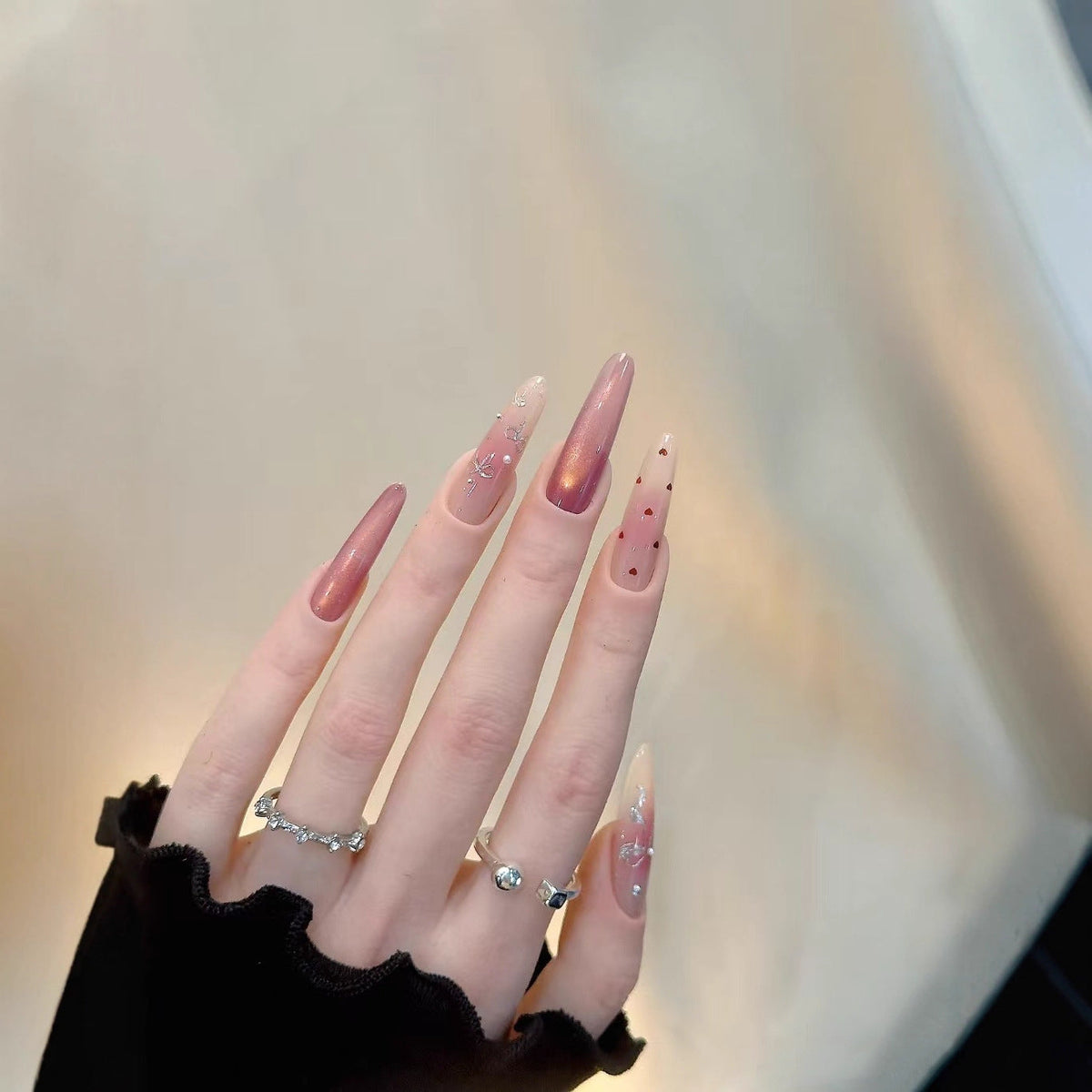 Ombre Stiletto Nail Art Extensions — product view 1