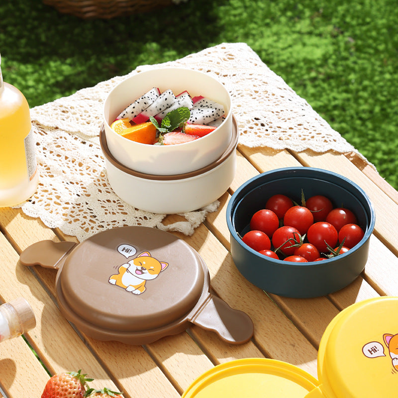 Cartoon-Themed Food Storage Bento Container — product view 2